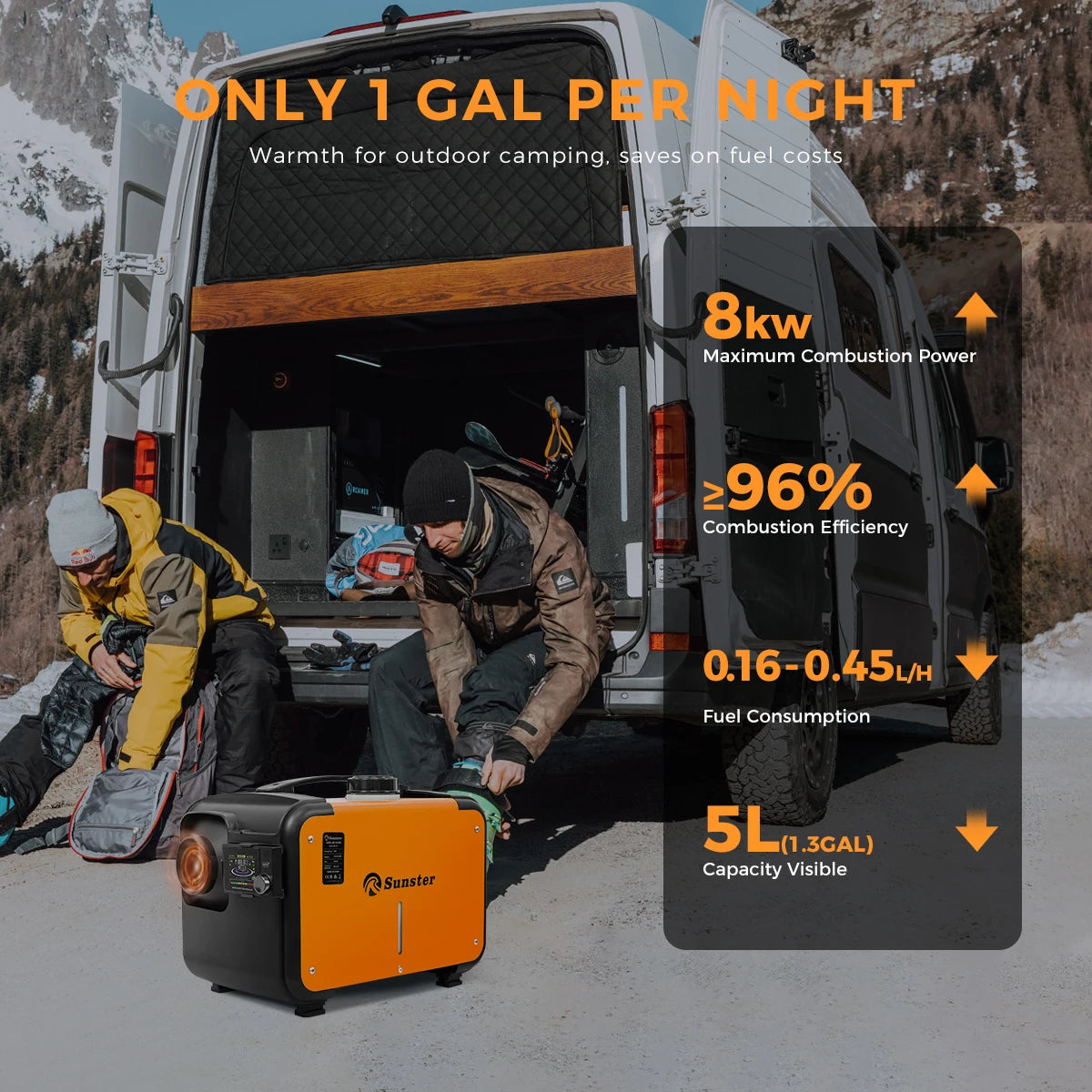 8KW 12V&24V&110-240V Diesel Air Heater With Bluetooth App,LCD Switch,24Hours Timing For Car Trailer Truck Diesel Parking Heater Amocart