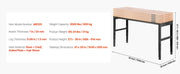 Load image into Gallery viewer, SucceBuy Multi Adjustable Workbench Woodworking Hardwood Work Bench with Power Outlets Foot Pads for Workshop Office Home Use
