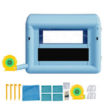 SucceBuy Inflatable Paint Booth Inflatable Spray Booth with Powerful Blower and Air Filter System Round Roof with Light Hook