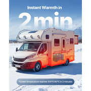 Bild in Galerie-Viewer laden, SucceBuy 8KW Diesel Heater DC 12V/24V All in One Portable Diesel Air Heater Car Heater with LCD Display Low Noise ,for Vans RVs
