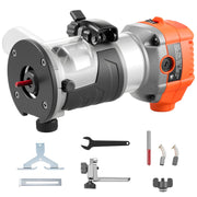 Load image into Gallery viewer, SucceBuy Wood Router 1HP 710W Variable Speed Palm Router Tool with Soft Start Fixed Base &amp;1/4-Inch Collet for Woodworking Corded - AMOCART
