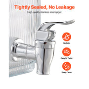 Load image into Gallery viewer, SucceBuy Beverage Dispenser 0.8Gal. Drink Dispensers for Party Glass Juice Dispenser with No-Drip Spigot and Lid for Restaurants - AMOCART
