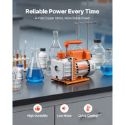 Bild in Galerie-Viewer laden, Amocart 3 Gallon / 5 Gallon Vacuum Chamber with 3.5 CFM Single Stage Vacuum Pump for Stabilizing Wood Degassing Silicone Resin
