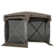 Load image into Gallery viewer, Pop Up Gazebo Sn Tent House 11 x 11ft with UPF30+ Removable Roof Cover 4 Roll-up Wind Panels and Carry Bag for Camping Patio Ba

