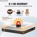 Amocart 440lbs Digital Shipping Scale with Timer Tare Function HD LCD Screen Portable Package Postal Scale for Home Post Office