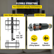 Load image into Gallery viewer, Amocart Remote TV Lift Motorized Cabinet TV Mount Bracket Electirc Actuator Lift Column DC Motor Height Adjustable Plasma LCD
