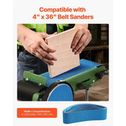 Load image into Gallery viewer, Amocart Sanding Belts Belt Sander Sanding Belts 10PCS (2 of Each 40 60 80 120 240 Grits)Zirconia for Sharpening Metal Polishing
