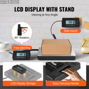 Bild in Galerie-Viewer laden, SucceBuy 440lbs Digital Shipping Scale with Timer Tare Function HD LCD Screen Portable Package Postal Scale for Home Post Office
