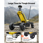 SucceBuy 3 Ton Floor Jack Aluminum & Steel Racing Floor Jack with Dual Pistons Quick Lift Pump Hydraulic Car Lift for SUV Pickup