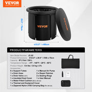 Load image into Gallery viewer, Amocart Ice Bath Tub Cold Water Therapy Plunge Tub for Athletes Portable Outdoor Ice Barrel Plunge Pool Inflatable Ice Bathtub
