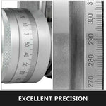 Amocart 8 Inch/200 MM Rotary Table 3-Slot or 4-Slot Horizontal Vertical MT-3 Rotary Table for Milling 360° Precision Working