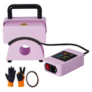 Bild in Galerie-Viewer laden, Amocart Hat Press Machine Mini Hat Heat Press for Caps Cap Heat Press Machine Safety Base and Glove Automatic Shut-Off Purple
