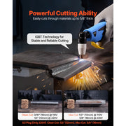 Load image into Gallery viewer, SucceBuy Plasma Cutter Plasma Cutting Machine Digital Display IGBT Inverter - Adjustable PA/PT Time for Home Repairs Workshops
