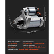 Load image into Gallery viewer, SucceBuy Starter 17841 Motor Replacement Compatible with Pontiac Vibe L4 1.8L 2003-2008 Toyota Corolla/Matrix L4 1.8L 2003-2008
