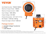 Load image into Gallery viewer, Amocart 500VA-3000VA Auto Variable Voltage Transformer 4 Extra Fuse 110V Input 0-130V Output AC Voltage Regulator Power Supply
