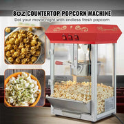 Load image into Gallery viewer, Amocart 8/12Oz Electric Popcorn Maker Commercial Popper Machine  Automatic Corn Cookware with Scoop Spoon SUS304 Heating Tube
