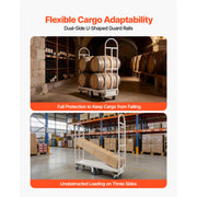 Bild in Galerie-Viewer laden, SucceBuy 2000LBS U-Boat Platform Truck Dolly Steel Utility Cart with Detachable Handles Industrial Hand Push Truck for Warehouse
