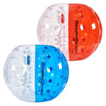 Amocart 2-Pack 5FT/1.5M Inflatable Bumper Balls 0.8mm Thick Bubble Soccer Balls Inflatable Zorb Balls for Adults or Children