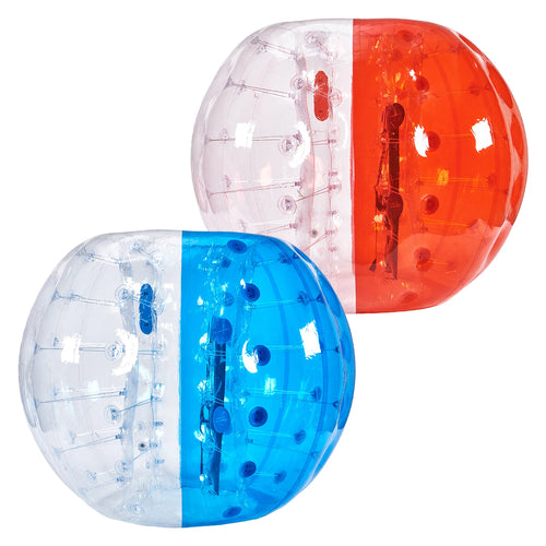 Amocart 2-Pack 5FT/1.5M Inflatable Bumper Balls 0.8mm Thick Bubble Soccer Balls Inflatable Zorb Balls for Adults or Children