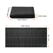 Load image into Gallery viewer, SucceBuy Woven PP Landscape Fabric Heavy  Garden Weed Barrier Geotextile Fabric for Landscaping Driveway
