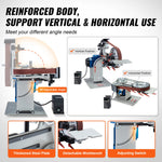Variable Speed 1500W Belt Grinder Sander Amocart VFD Polisher Knife Sharpener Mould Grinding Tool