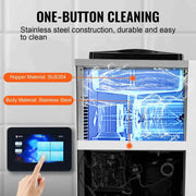 Charger l'image dans la visionneuse de galerie, SucceBuy Machine à glace commerciale 4LMachine à crème glacée molle de comptoir à saveur unique Écran tactile Nettoyage automatique Préréfrigération

