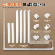 Load image into Gallery viewer, Amocart Mini Split Line Set Cover PVC Decorative Pipe Line Cover For Air Conditioner Easy to Install Paintable Heat Pump White
