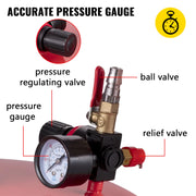 Charger l'image dans la visionneuse de galerie, Amocart 20 Gallon Waste Oil Drain Tank Air Operated Drainer with Pressure Regulating Valve for Fluid Fuel Transfer Drainage
