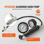 Amocart 28 Pcs Universal Radiator Pressure Tester Kit Manual Pump Color-coded Steel Test Cap Adapter Toolbox For Car Motorcycle