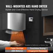 Load image into Gallery viewer, Amocart Heavy Duty Commercial Hand Dryer 1400W Automatic High Speed Warm Wind Hand Blower Built-In Filter Sponge for Home
