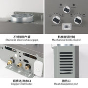 Load image into Gallery viewer, Vertical Water Heater Residential Wall-Mounted Gas Water Heater Wholesale 6-20 Liter Flue-Type Water Heater

