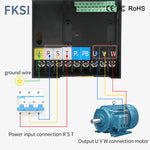FK700 VFD 2.2KW-22KW Three phase 380V input  three phase 380V output Variable Frequency Drive for Motor Speed Control