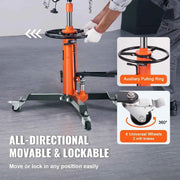 Load image into Gallery viewer, Amocart Transmission Jack 1322 LBS Hydraulic Telescoping Transmission Jack 32"-67" High Lift Floor Jack Stand Lift Hoist Garage
