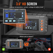 Charger l'image dans la visionneuse de galerie, Amocart Smart Battery Charger 20-Amp Lithium LiFePO4 Lead-Acid (AGM/Gel/SLA) LCD Display Trickle Charger, Boat Motorcycle Use

