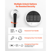 Load image into Gallery viewer, SucceBuy Drop Safe Large Capacity Front Drop Slot Safe Box with Digital Keypad Cash Depository Box with Spare Keys for Cash Bank - AMOCART
