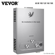 Load image into Gallery viewer, VEVOR LPG Water Heater 6L 8L 10L 12L 16L 18L Liquefied Petroleum Gas Propane Butane Stainless Steel Tankless Water Heater
