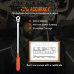 Amocart 1/2" 1/4" 3/8" Mechanical Torque Wrench Set Precision Pointer Hand Tools Torque Wrench Mechanical Car Repair Tool