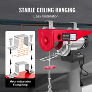 Load image into Gallery viewer, Amocart 1320-2200 lbs Wireless Electric Hoist with 40ft Single Cable Lifting Height Steel Wire Winch Garage Warehouse Factory
