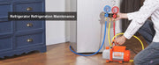 Bild in Galerie-Viewer laden, Amocart 3.5CFM 4CFM Single Stage Rotary Vane HVAC Air AC Vacuum Pump &amp; A/C Refrigerant Kit Manifold Gauge Set Air Conditioning
