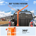 for Factory Lifting Goods Amocart 1100lbs Electric Pickup Truck Crane W/ 3500lbs Electric Winch Bed Jib Crane Hoist 360° Swivel