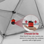 Load image into Gallery viewer, Pop Up Gazebo Tent Outdoor   Easy Set-up Folding Shelter with Netting Metal Fe Sned House Shade Vented for Patio Lawn Party Bac
