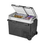 SucceBuy 58 L Portable Car Refrigerator Car Refrigerator Fridge Dual Zone Portable Freezer Compressor Cooler for Home, Outdoor