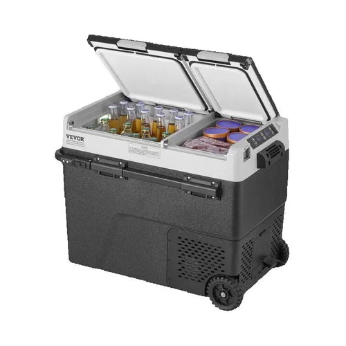SucceBuy 58 L Portable Car Refrigerator Car Refrigerator Fridge Dual Zone Portable Freezer Compressor Cooler for Home, Outdoor