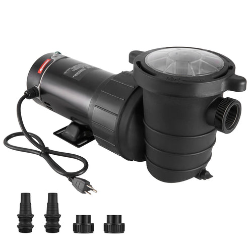 Amocart Above Ground Pool Pump 1HP/1.5HP/2HP Single Speed with Filter Basket for Above Ground Pools Hot Tubs Spas UL Certified