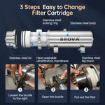 BROVA Whole House Home/Commercial Water Purifier 0.01μm PVDF UF System large flow1000L-15000L/H SUS304 lower cost filter elemen