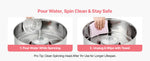 Amocart Cotton Candy Machine Commercial 1000W Electric Candy Floss Maker Easy Use with 15 inch Stainless Steel Bowl