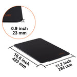 Amocart Electric Warming Tray 16.5"x 23.6"/11" Portable Tempered Glass Heating Tray with Temperature Control Perfect for Dinner