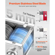 Load image into Gallery viewer, Amocart Meat Cutter Machine Blade 5/7mm Replacement Commercial Blade for Model 90 Food Slicer Stainless Steel for Boneless Meat
