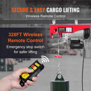 Load image into Gallery viewer, Amocart 1320-2200 lbs Wireless Electric Hoist with 40ft Single Cable Lifting Height Steel Wire Winch Garage Warehouse Factory
