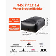 Load image into Gallery viewer, 【From China】SucceBuy Water Storage Bladder Portable &amp; Collapsible Soft Waters Container Leakproof &amp; Tear-Resistant For Truck &amp; O
